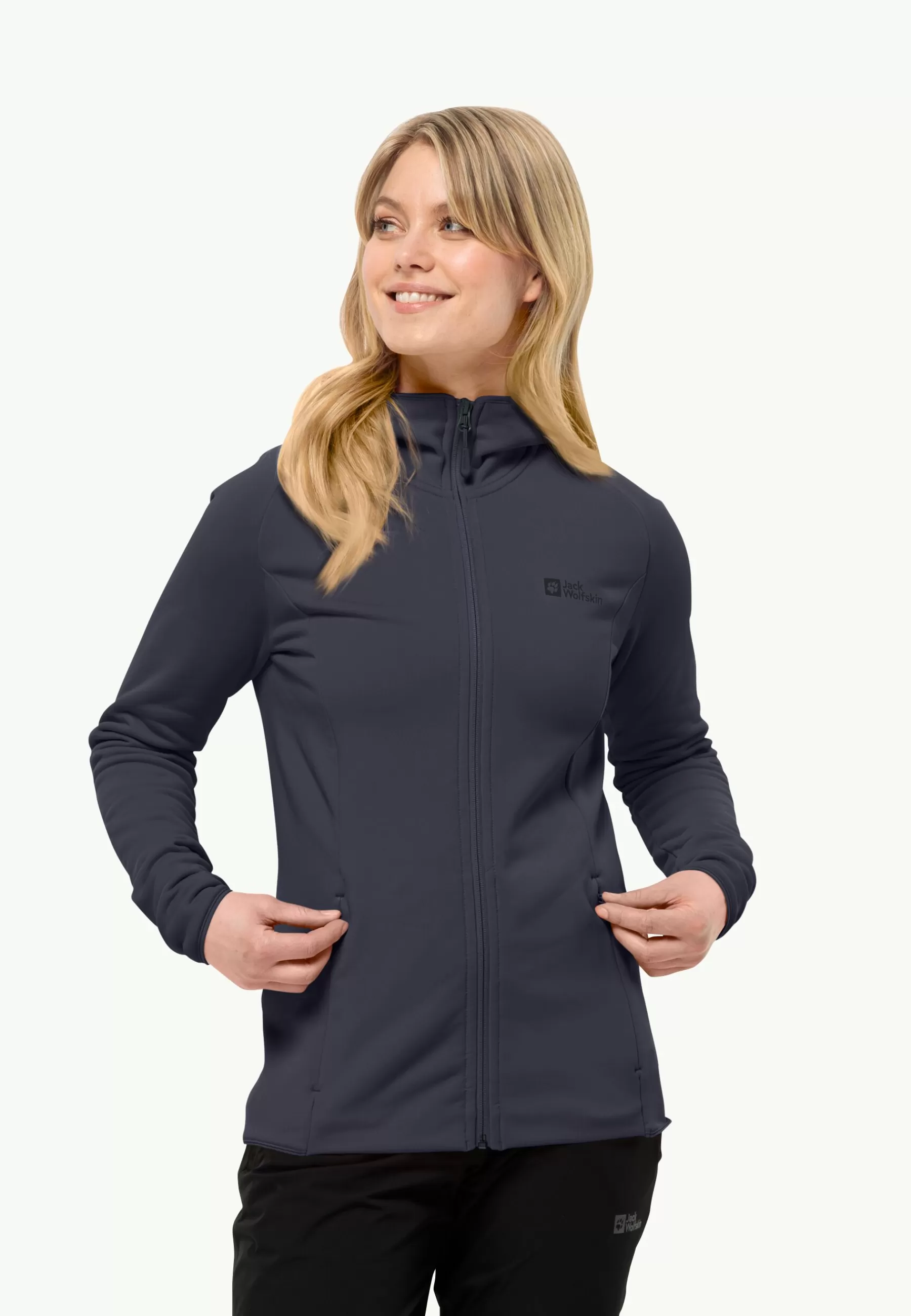 Outlet Baiselberg Hooded Fz W Kurtki Przejściowe | Fleece