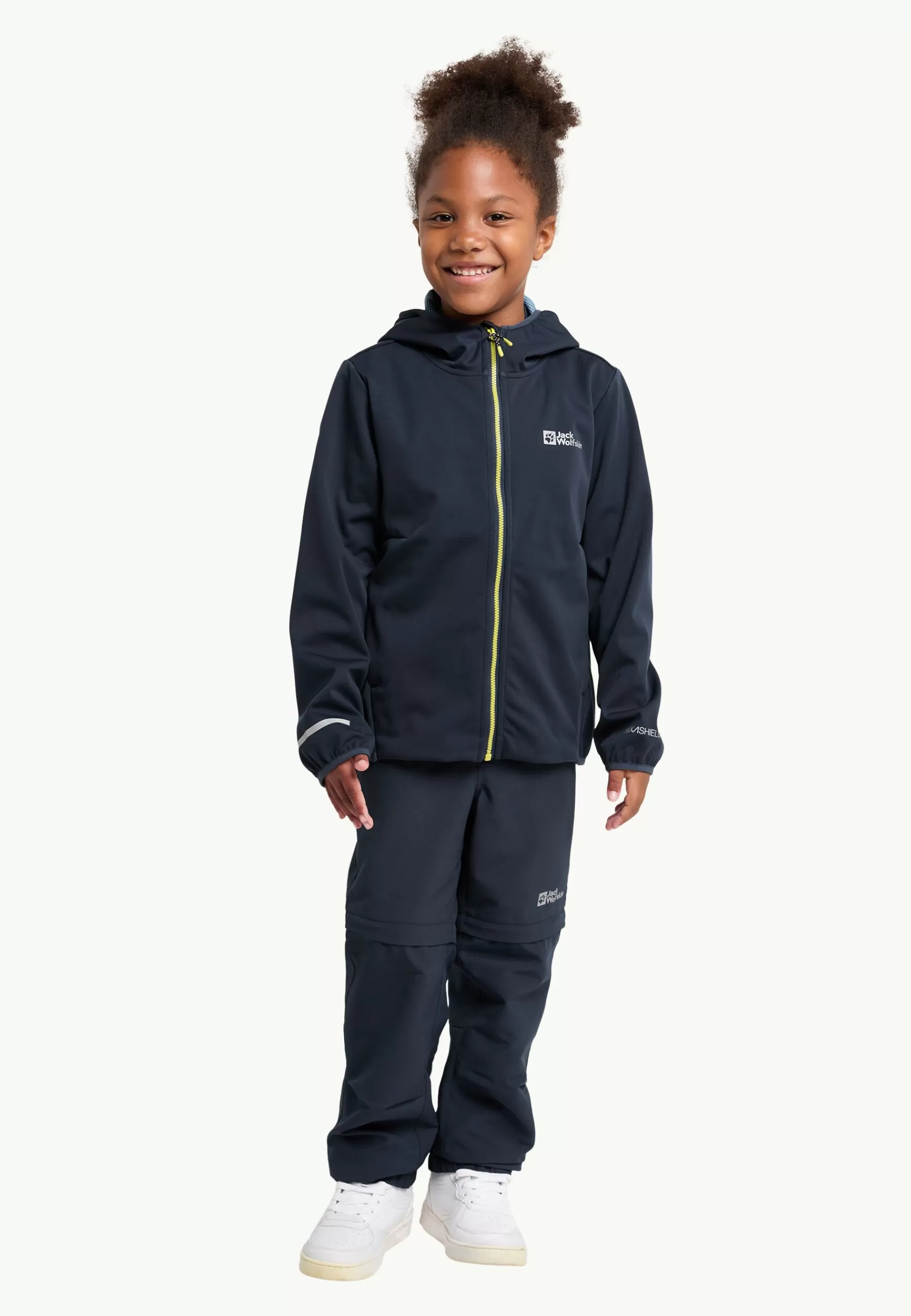 Online Feldberg Hooded Jkt K Dzieci Kurtki Przejściowe | Kurtki Przeciwwiatrowe