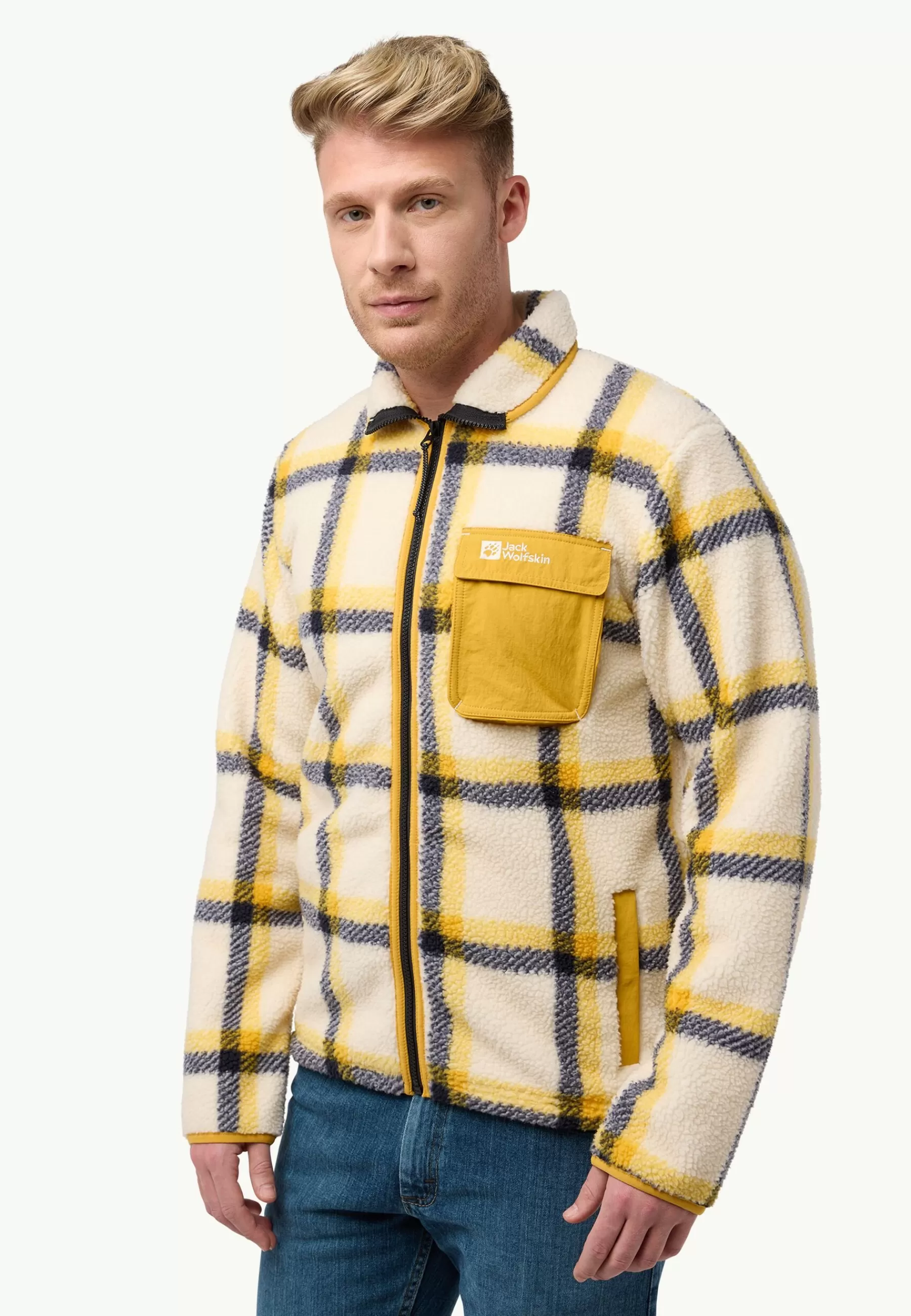 Best Felslicht Check Jkt M Kurtki Polarowe | Fleece