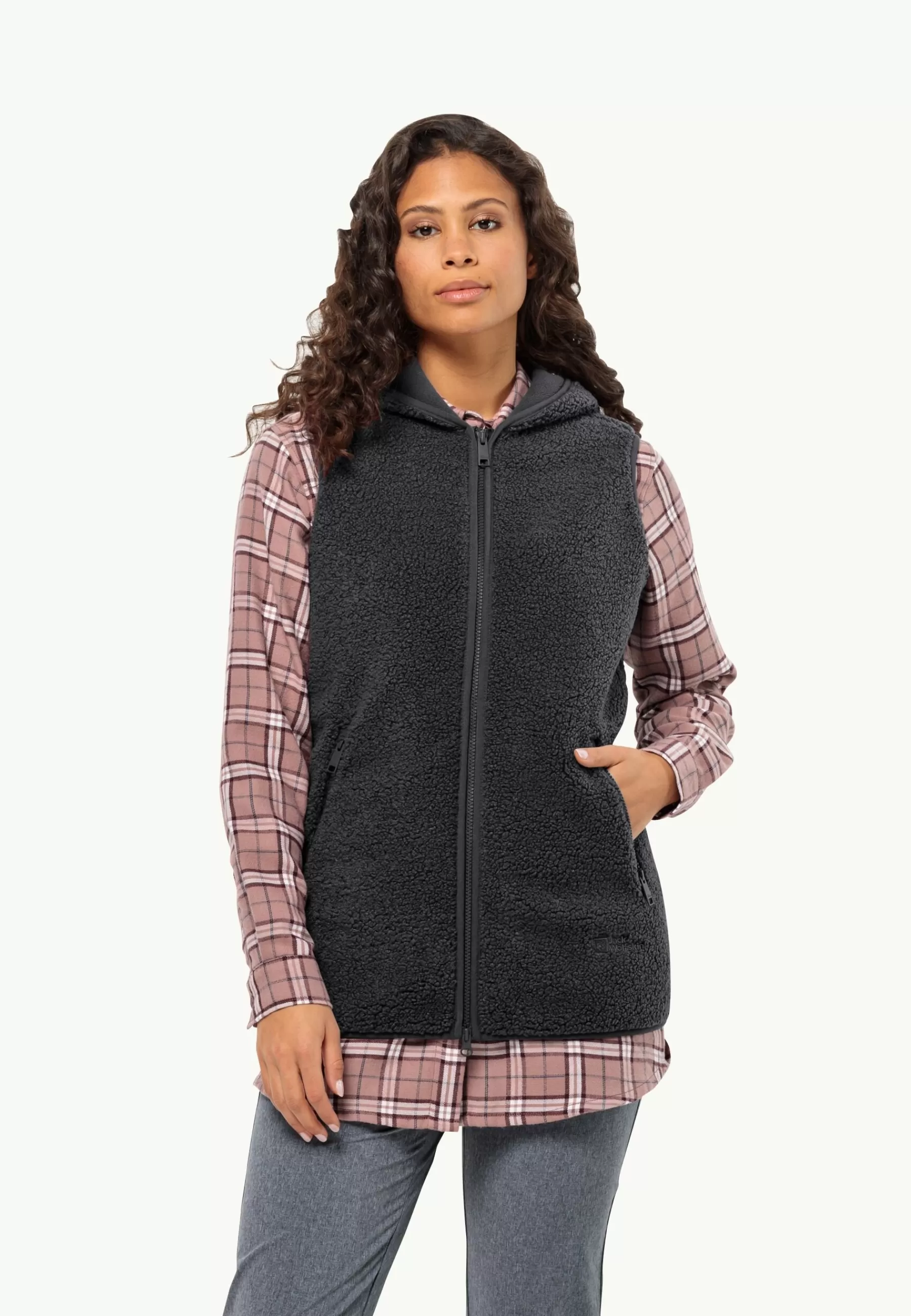 Best Sale High Curl Long Vest W Lifestyle | Kurtki Przejściowe