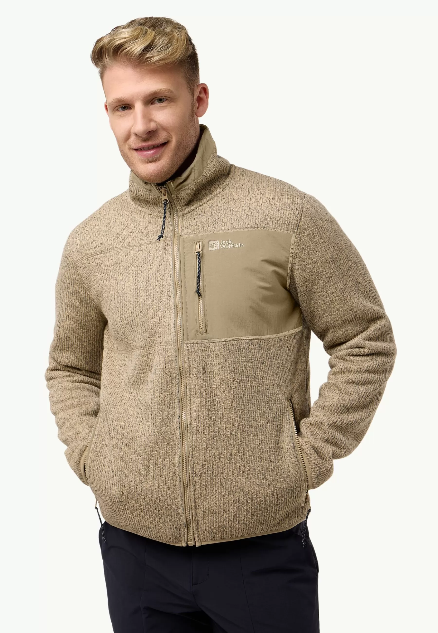 Best Kaminfeuer Jkt M Kurtki Polarowe | Fleece