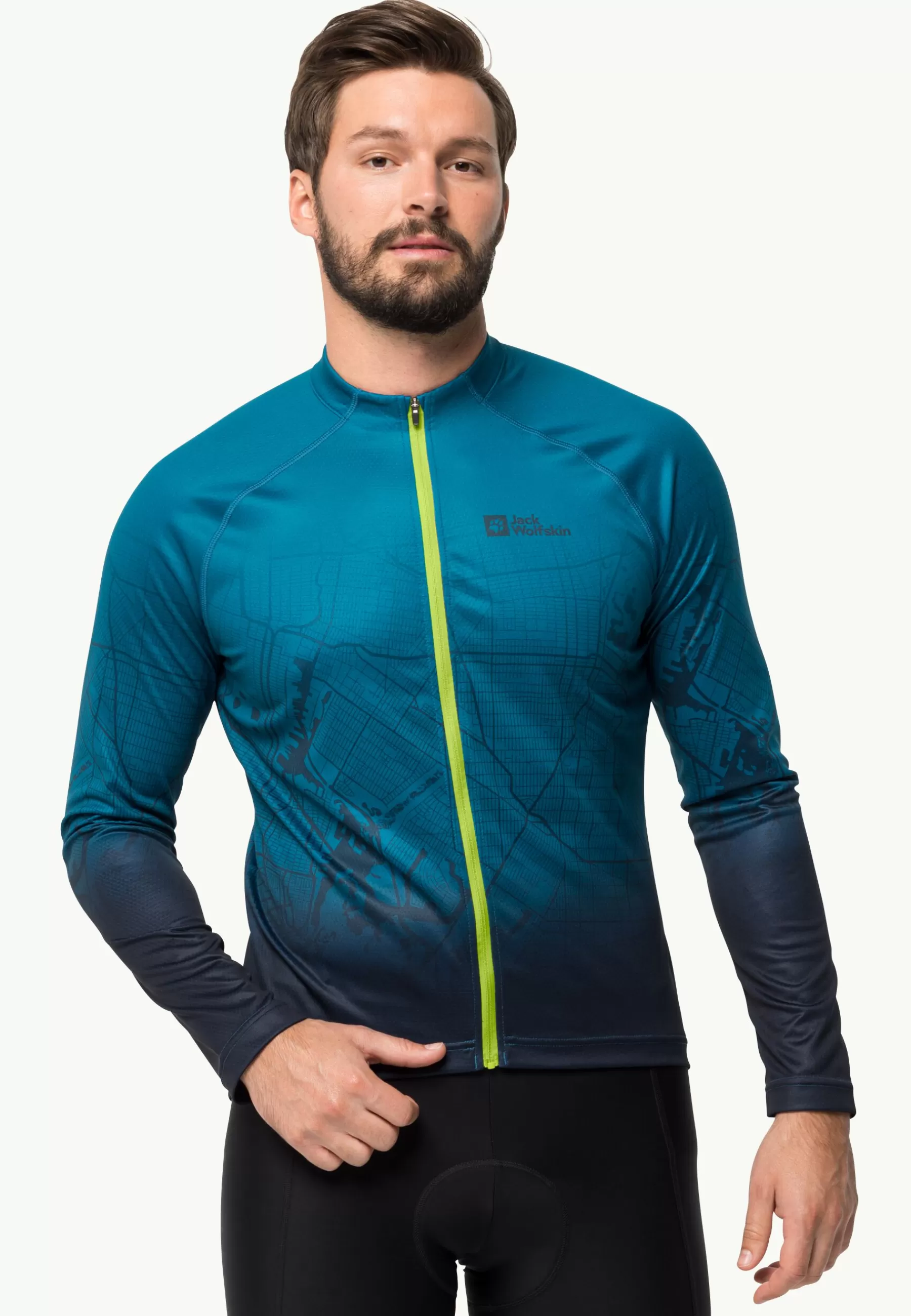 Best Sale Morobbia Fz L/s Print M Jazda Na Rowerze | Koszulki Funkcjonalne