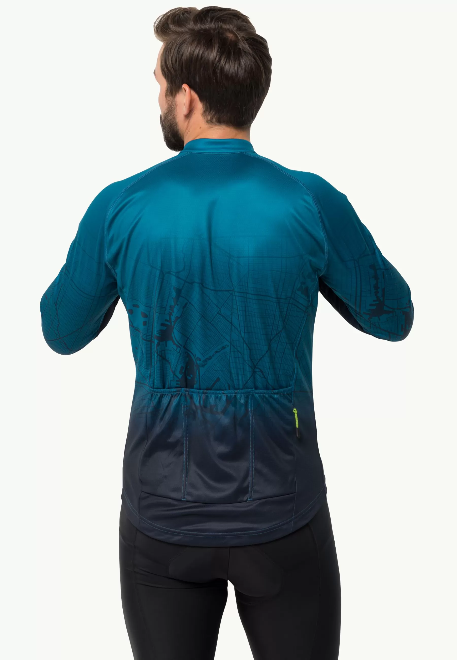 Best Sale Morobbia Fz L/s Print M Jazda Na Rowerze | Koszulki Funkcjonalne