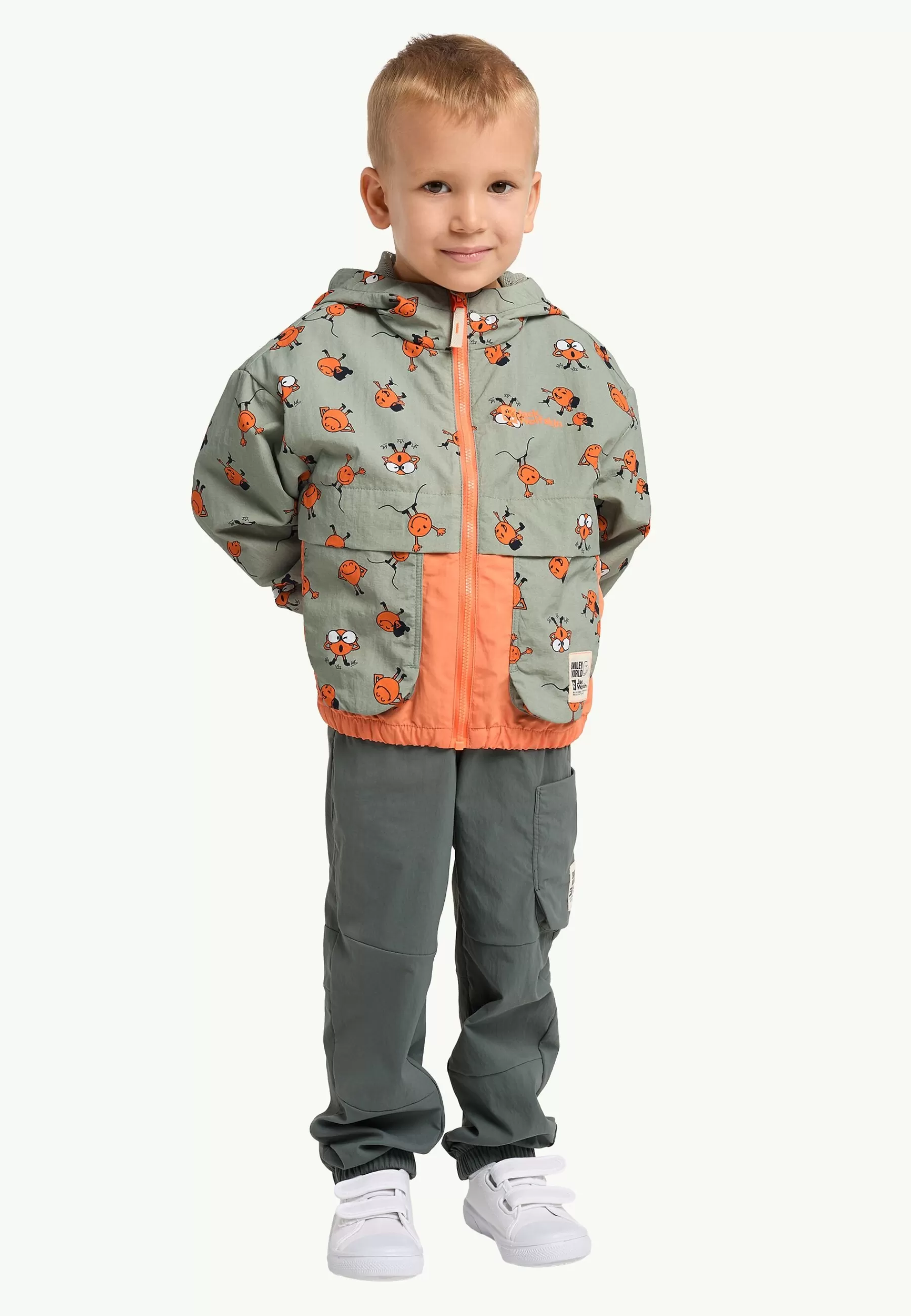 Fashion Smileyworld Aop Jkt K Dzieci Kurtki Przejściowe | Fleece