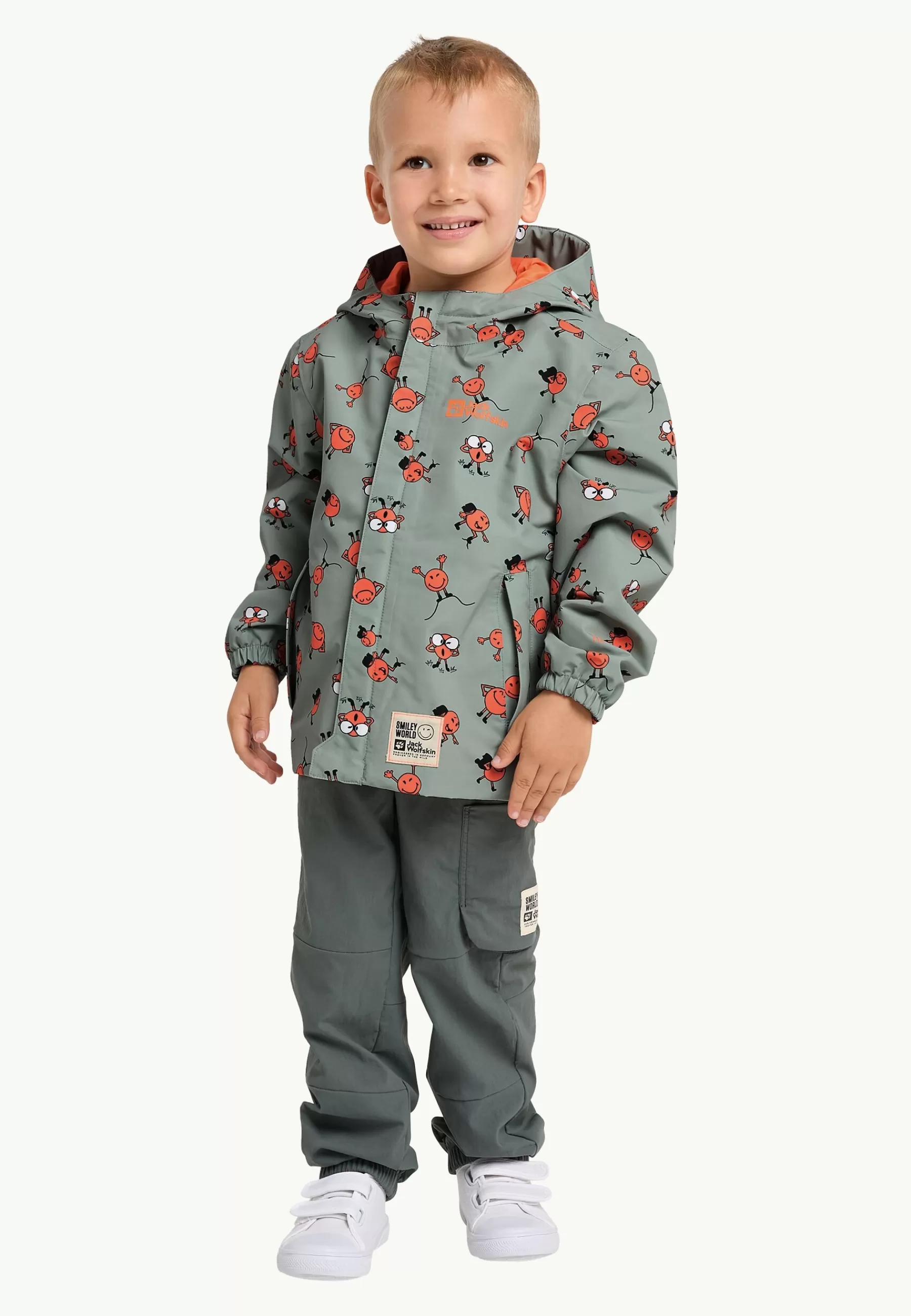 Hot Smileyworld 2l Aop Jkt K Dzieci Kurtki Przejściowe | Kurtki Izolujące