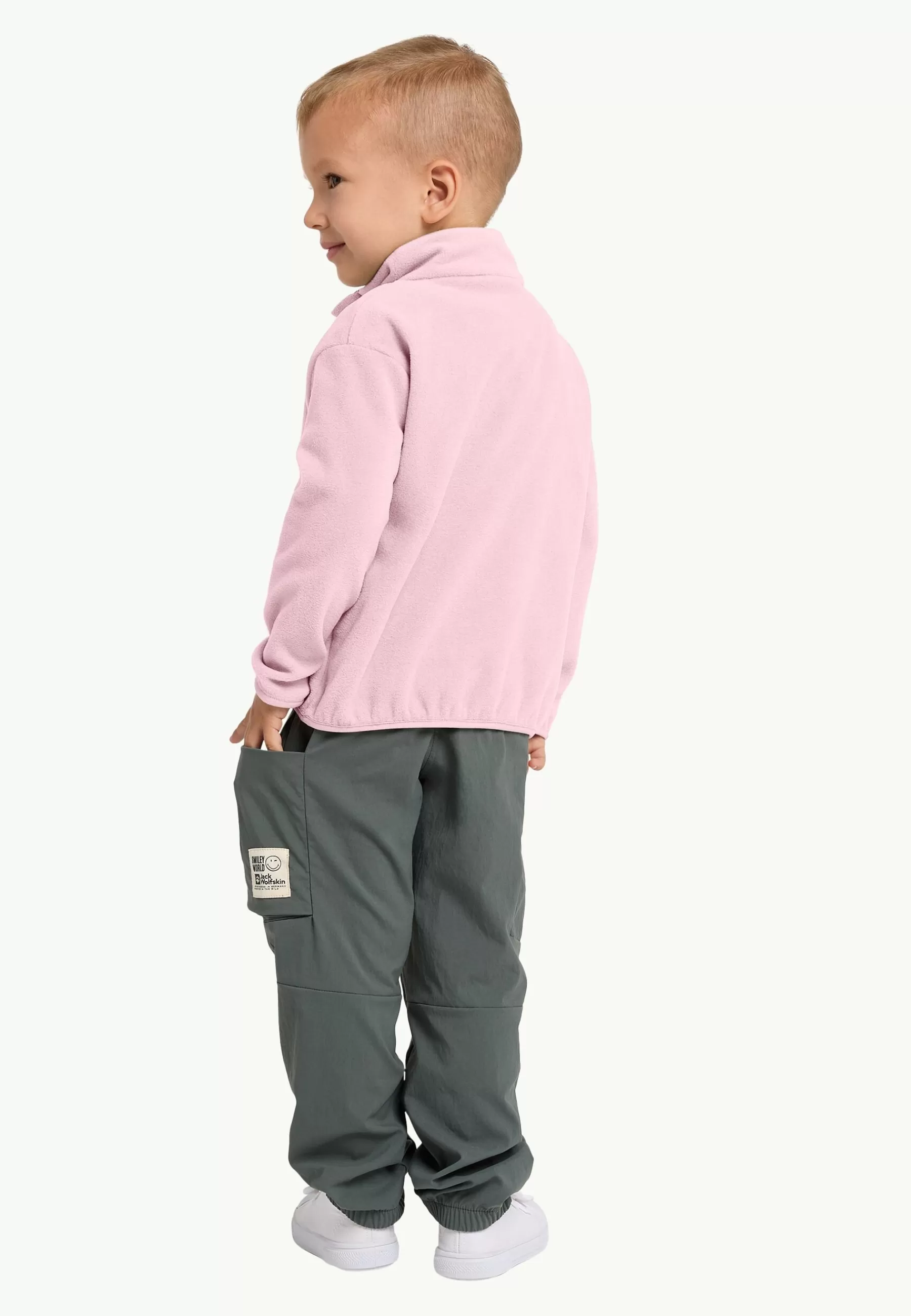 Fashion Smileyworld Midlayer K Dzieci Fleece | Bluzy Z Kapturem I Pulowery